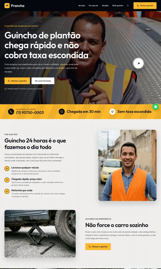 Prévia do modelo Prancha V para Guincho