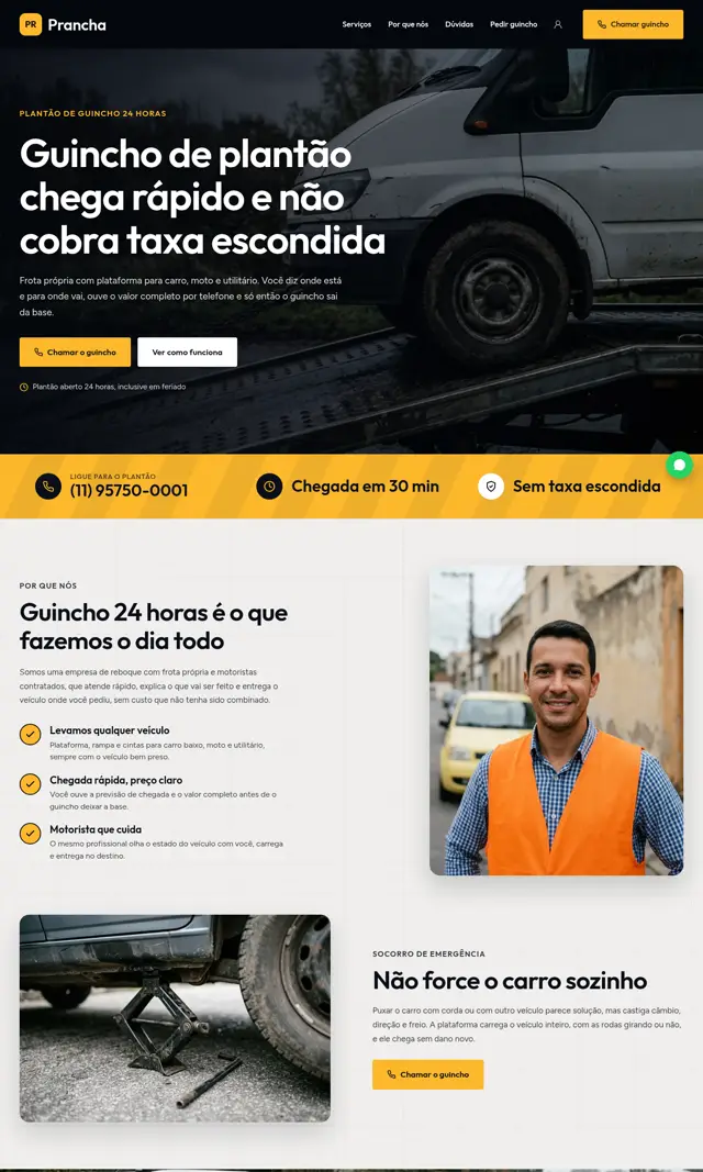 Prévia do modelo Prancha para Guincho