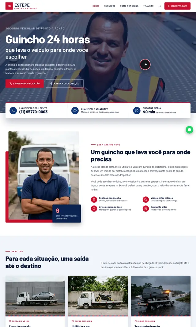 Prévia do modelo Estepe V para Guincho
