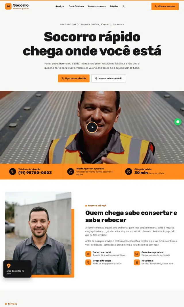 Prévia do modelo Socorro V para Guincho