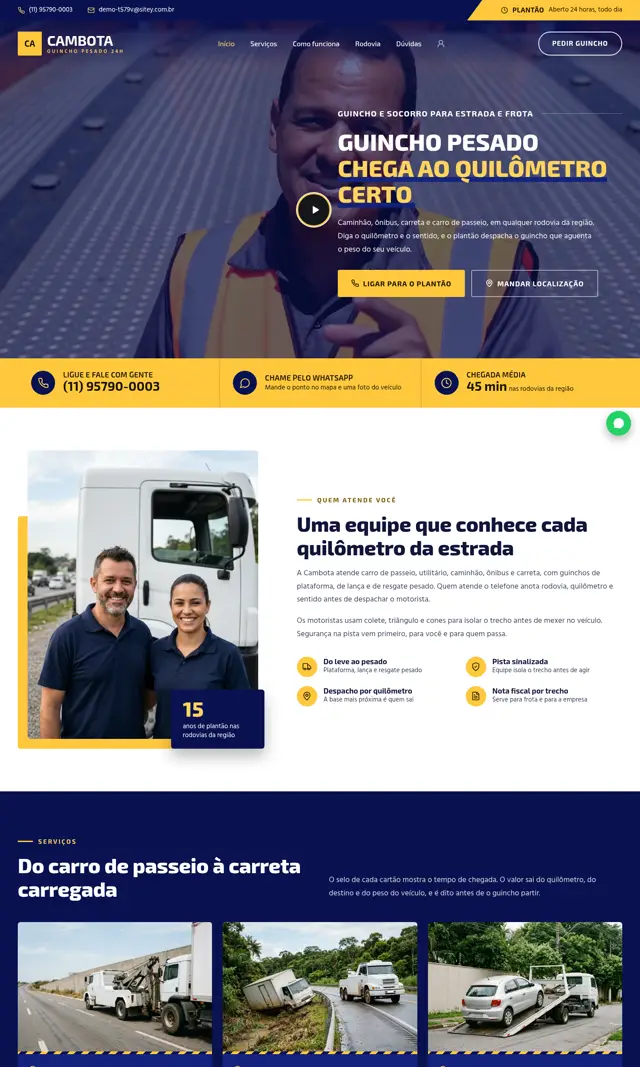 Prévia do modelo Cambota V para Guincho