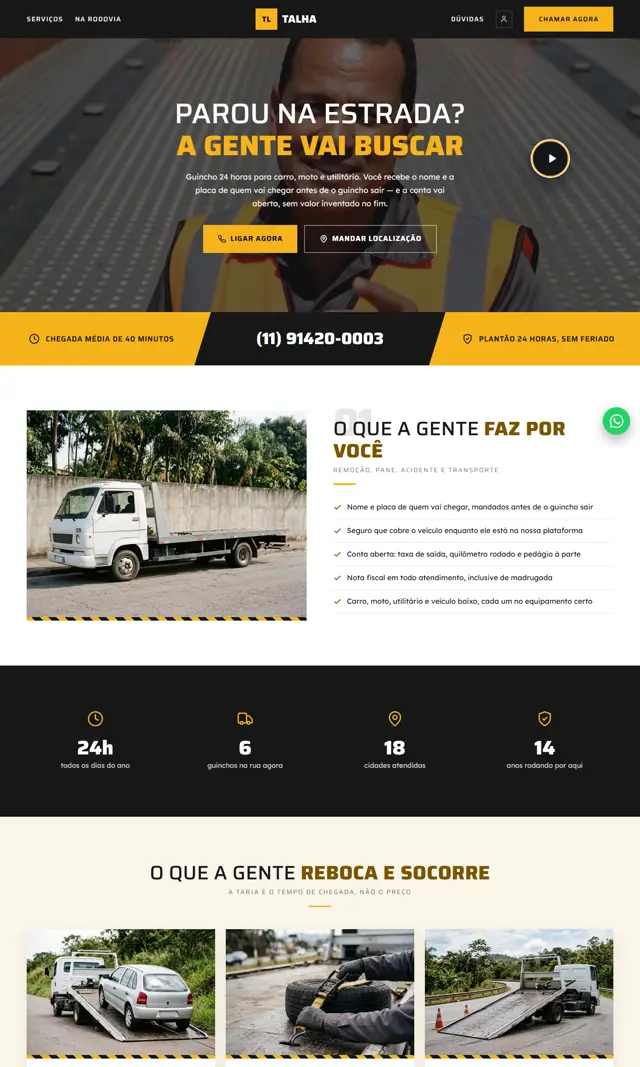 Prévia do modelo Talha V para Guincho