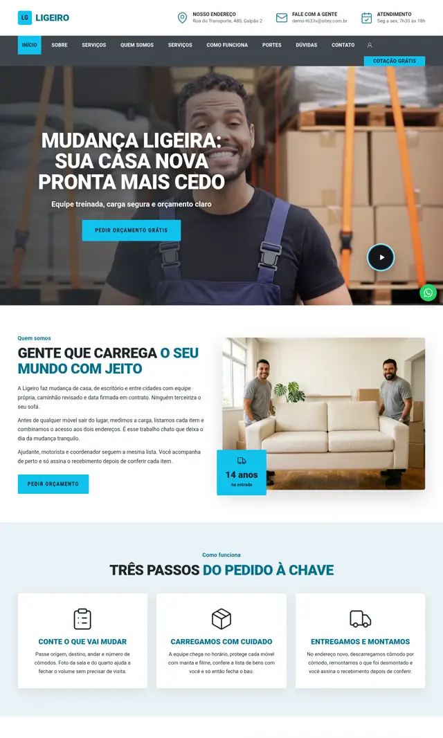 Prévia do modelo Ligeiro V para Mudanças