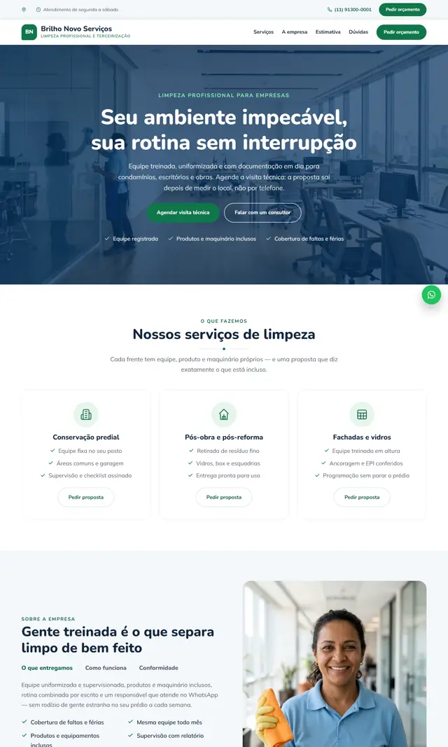 Prévia do modelo Lustro para Limpeza Profissional