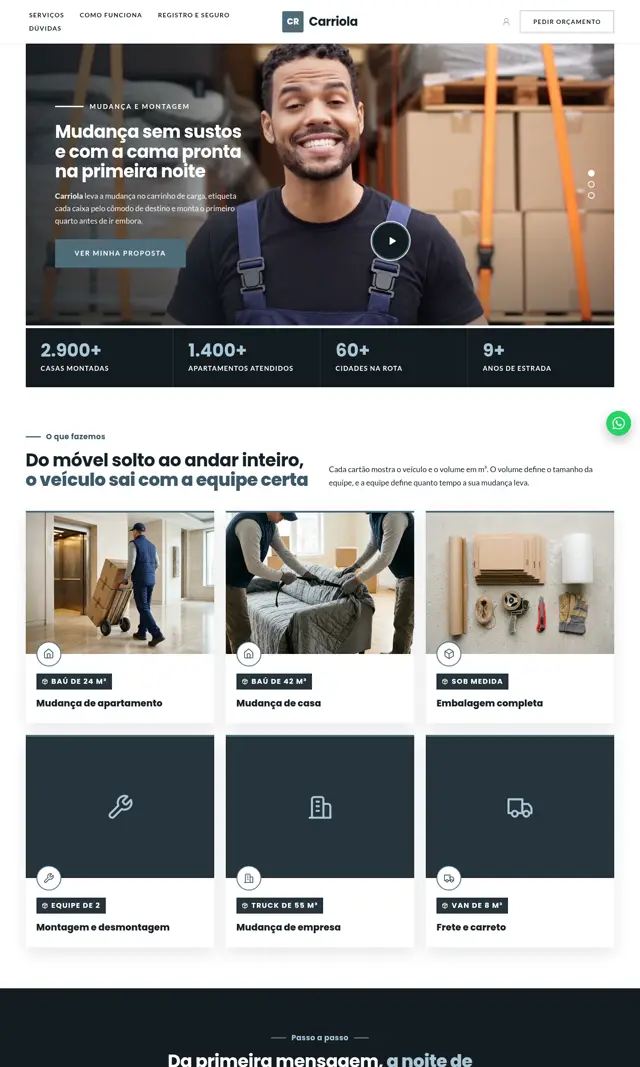 Prévia do modelo Carriola V para Mudanças