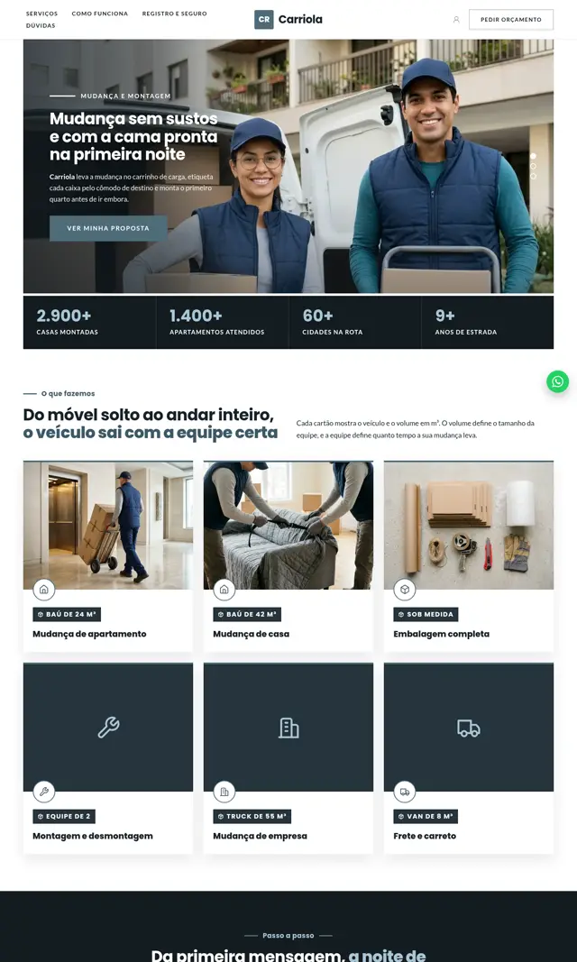 Prévia do modelo Carriola para Mudanças