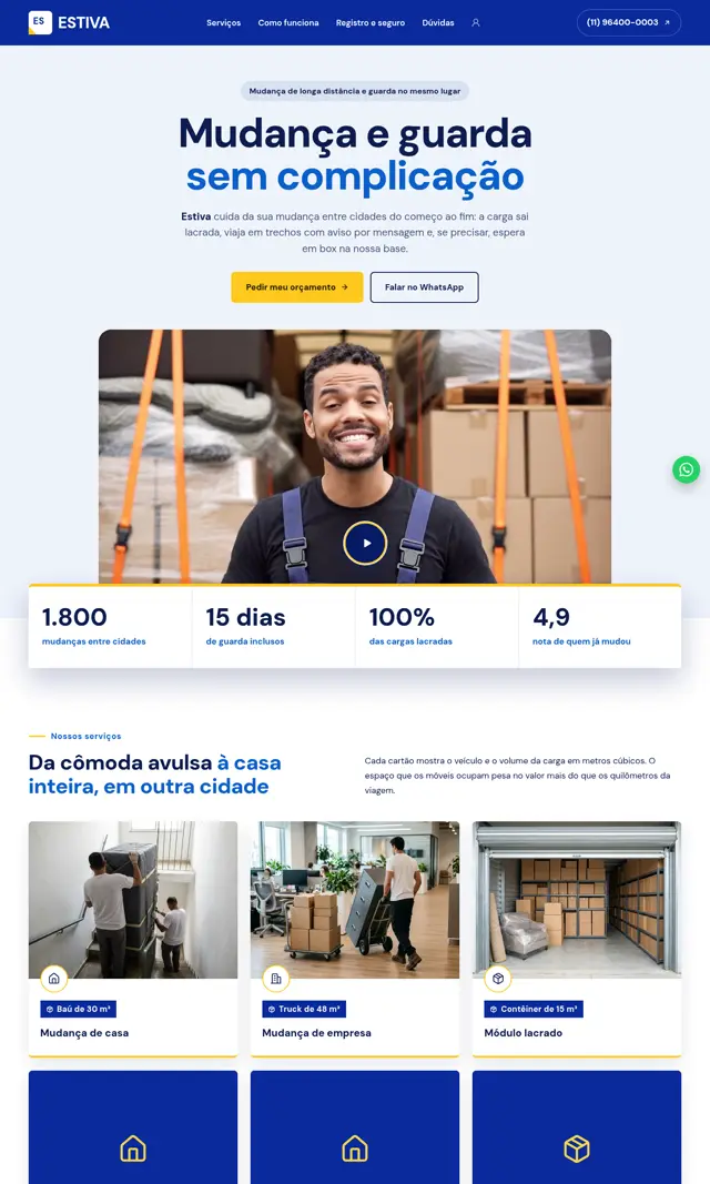 Prévia do modelo Estiva V para Mudanças