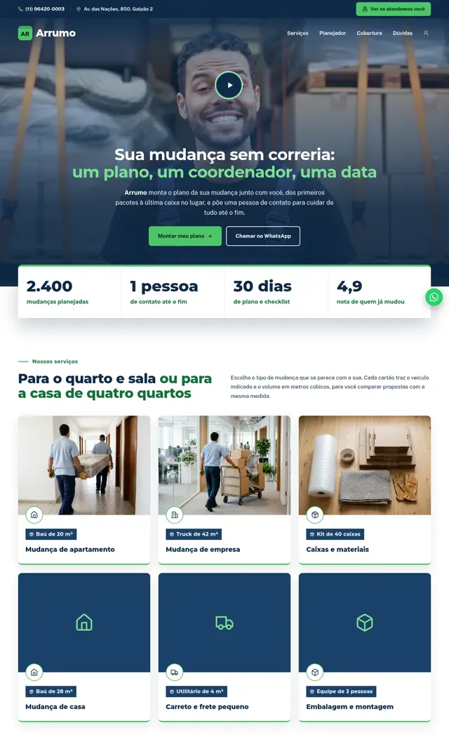 Prévia do modelo Arrumo V para Mudanças