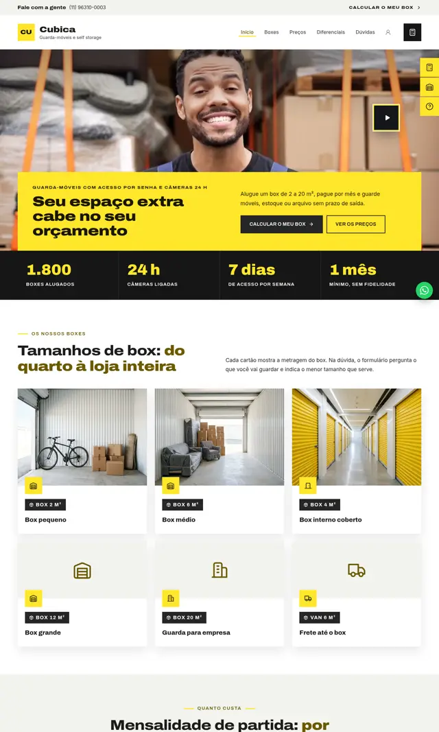 Prévia do modelo Cubica V para Mudanças