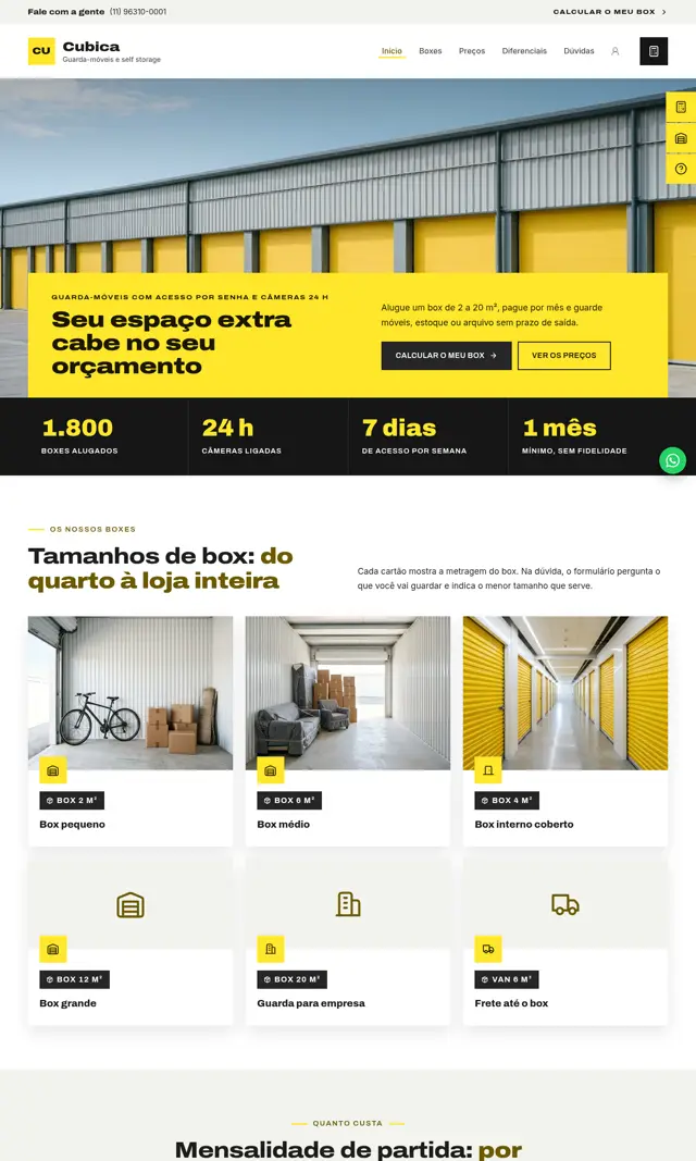 Prévia do modelo Cubica para Mudanças
