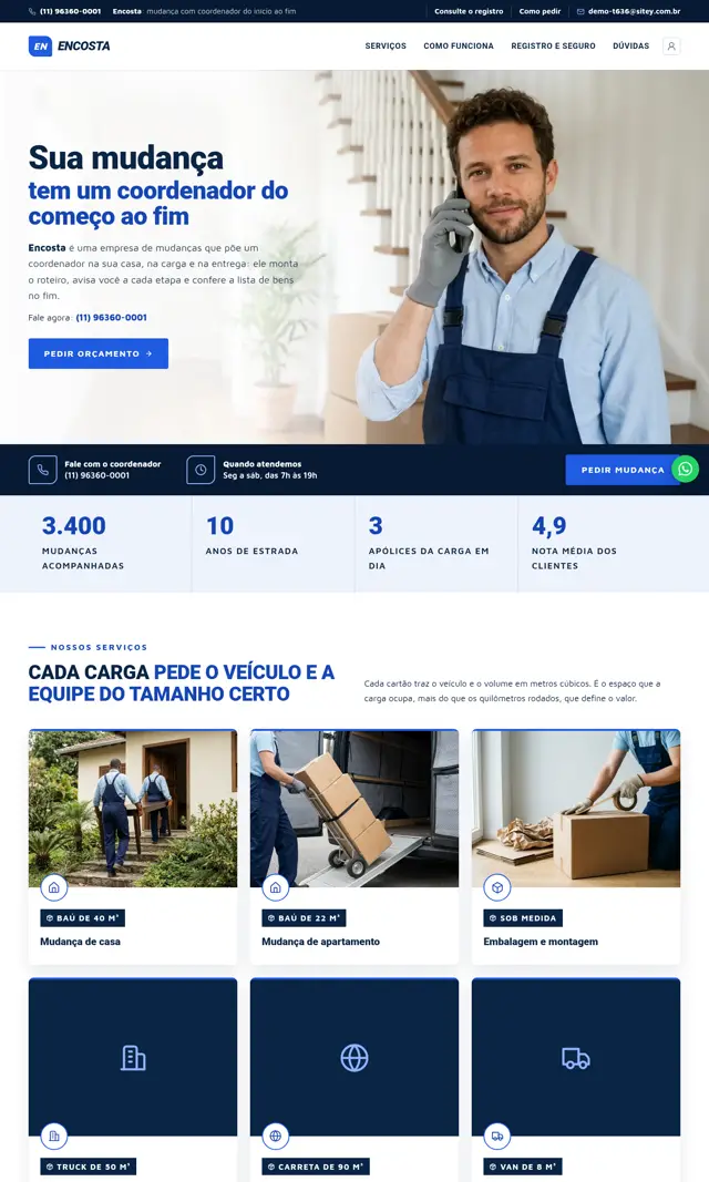 Prévia do modelo Encosta para Mudanças