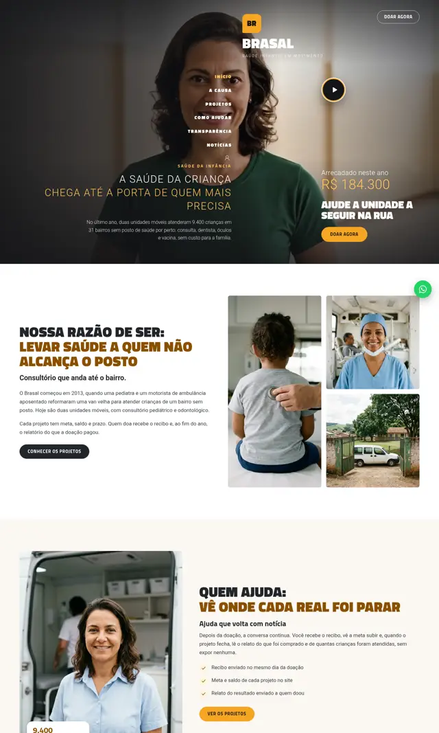 Prévia do modelo Brasal V para ONGs e Instituições