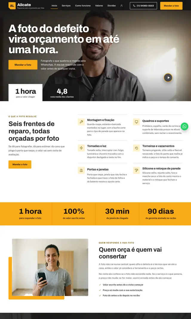 Prévia do modelo Alicate V para Reparos Residenciais