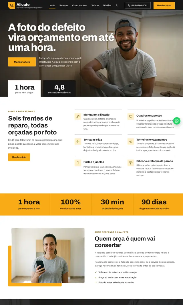 Prévia do modelo Alicate para Reparos Residenciais