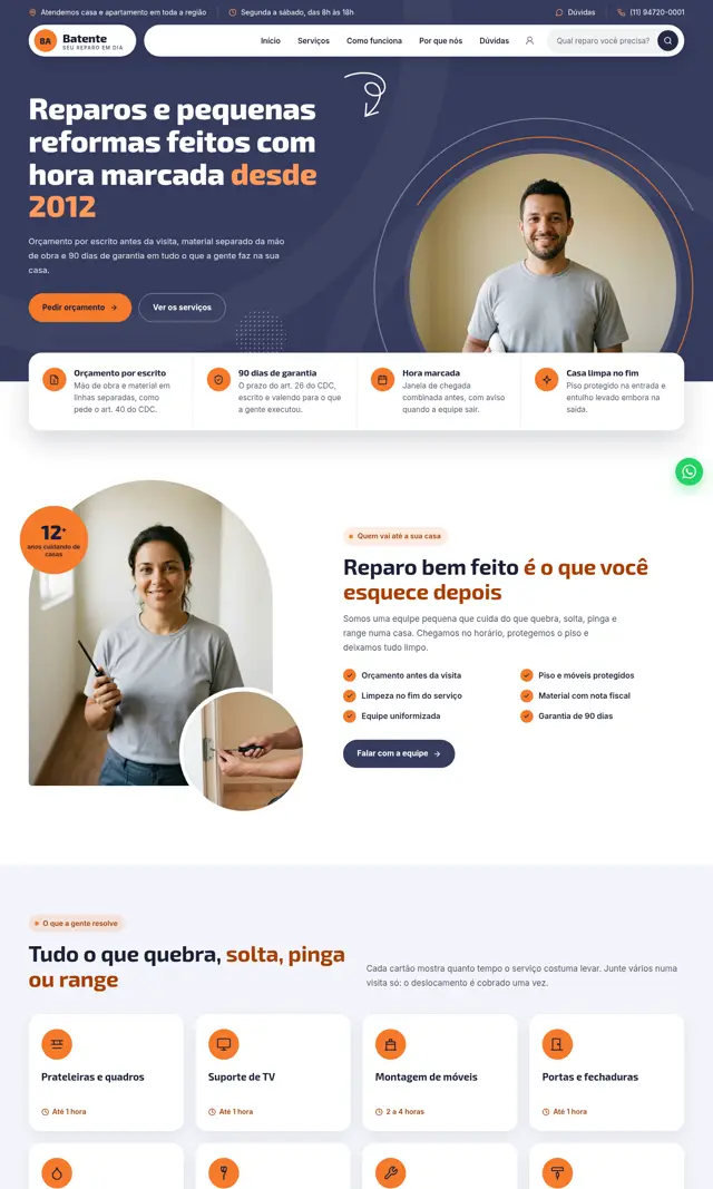 Prévia do modelo Batente para Reparos Residenciais