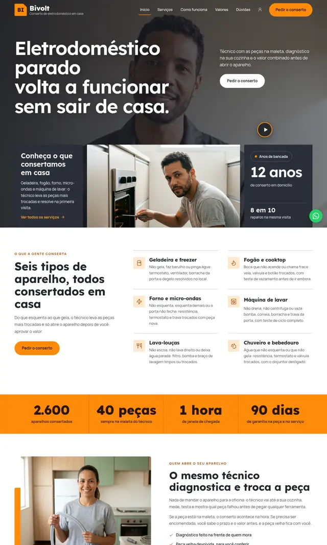 Prévia do modelo Bivolt V para Reparos Residenciais