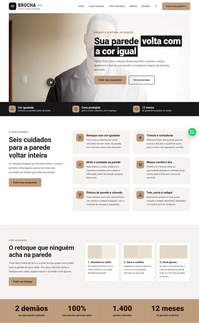 Prévia do modelo Brocha V para Reparos Residenciais
