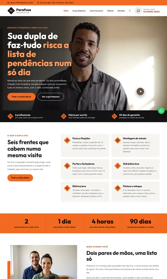 Prévia do modelo Parafusa V para Reparos Residenciais
