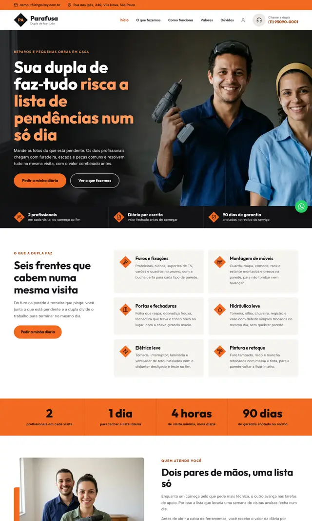 Prévia do modelo Parafusa para Reparos Residenciais