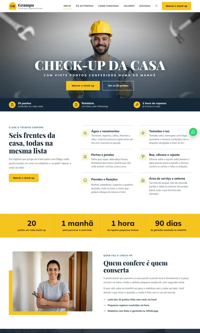 Prévia do modelo Grampo para Reparos Residenciais