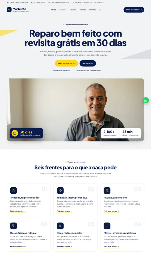 Prévia do modelo Martelete para Reparos Residenciais