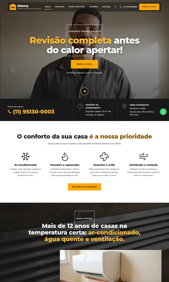 Prévia do modelo Morna V para Reparos Residenciais