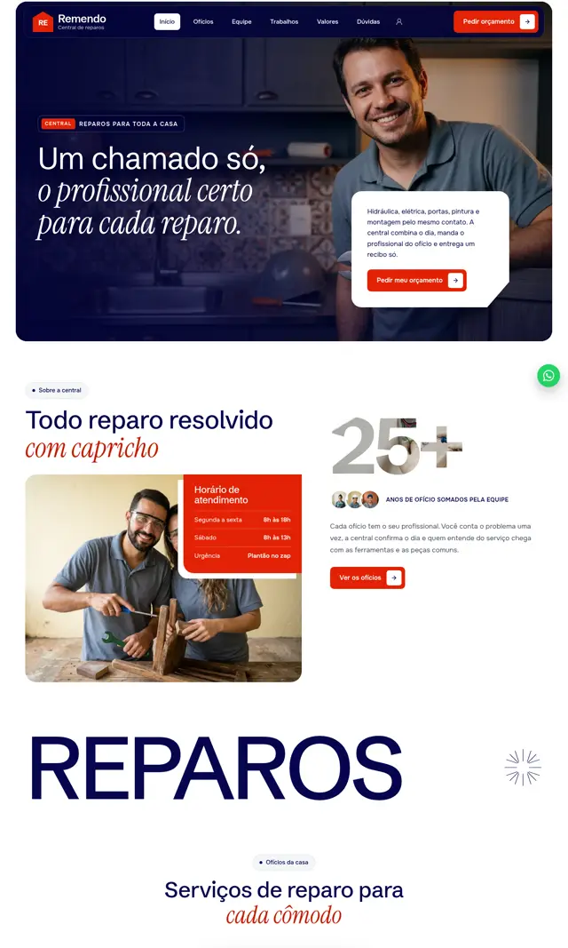Prévia do modelo Remendo para Reparos Residenciais