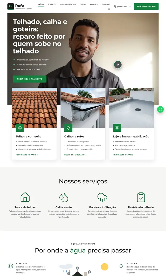 Prévia do modelo Rufo V para Reparos Residenciais