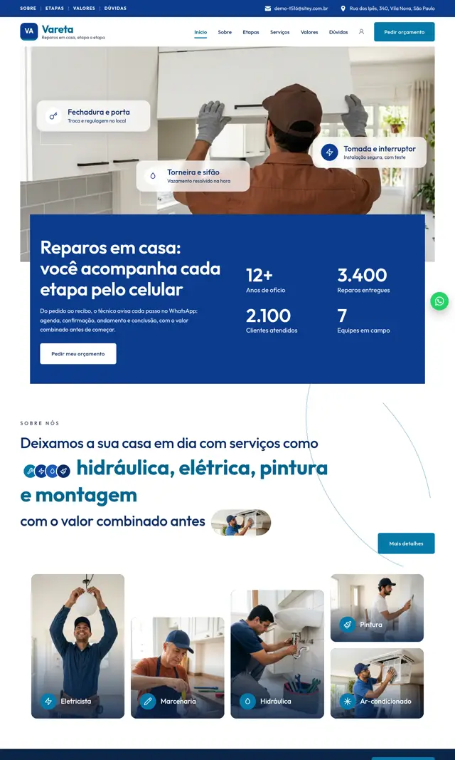 Prévia do modelo Vareta para Reparos Residenciais