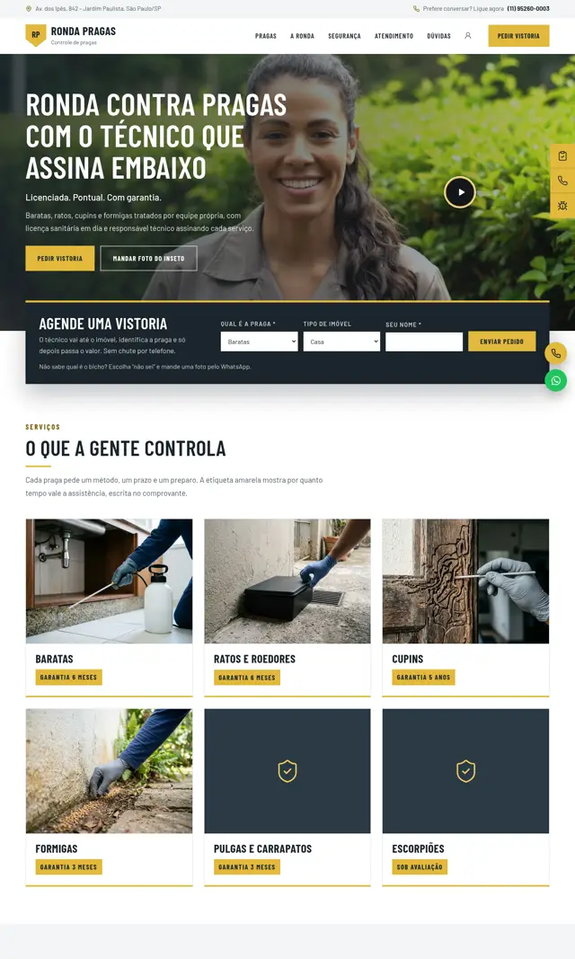 Prévia do modelo Ronda V para Dedetizadora