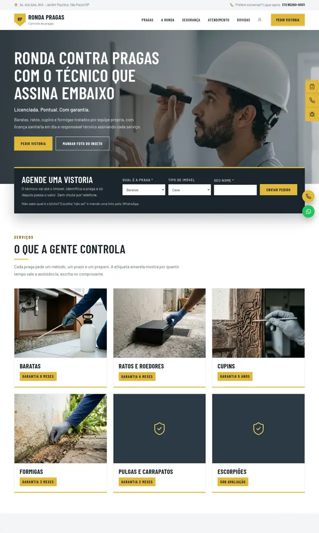 Prévia do modelo Ronda para Dedetizadora