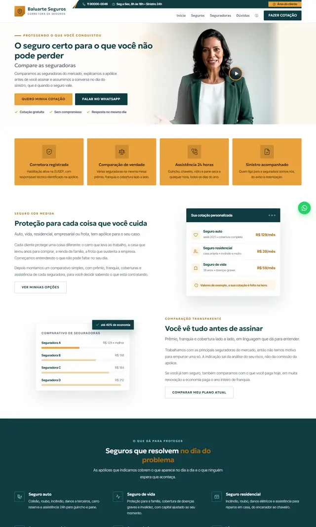 Prévia do modelo Baluarte V para Seguros