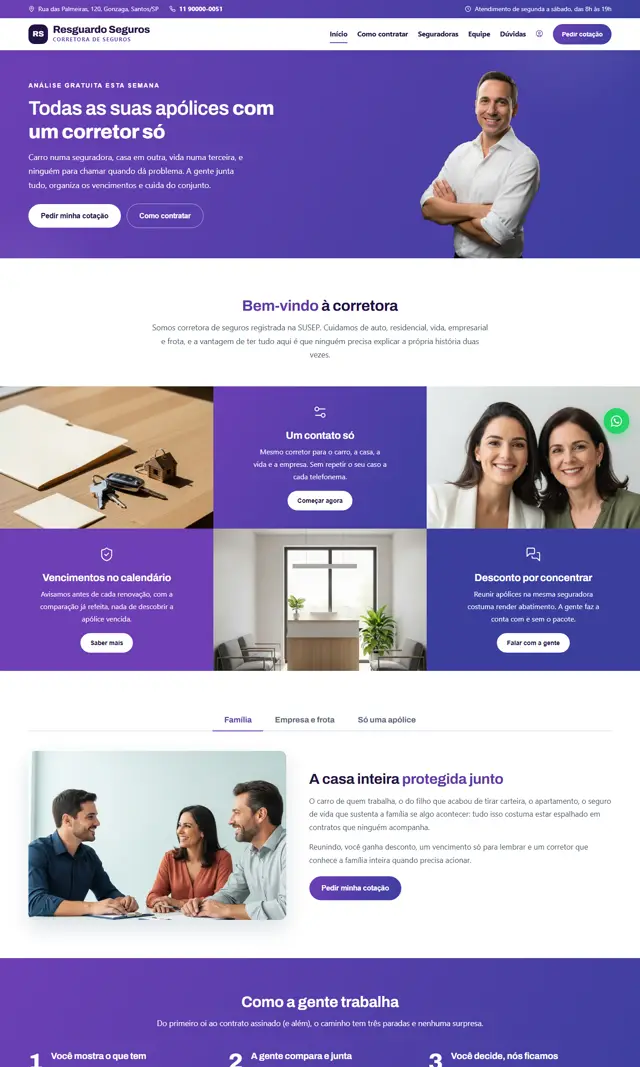 Prévia do modelo Resguardo para Seguros