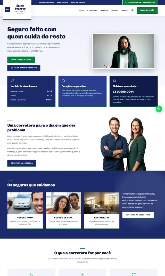 Prévia do modelo Égide V para Seguros