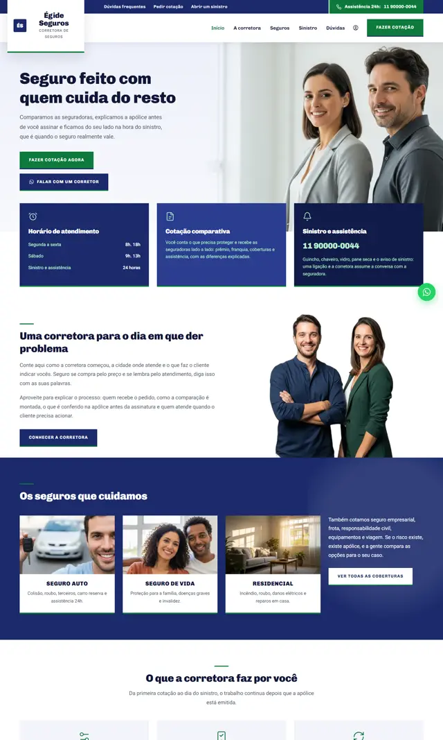 Prévia do modelo Égide para Seguros