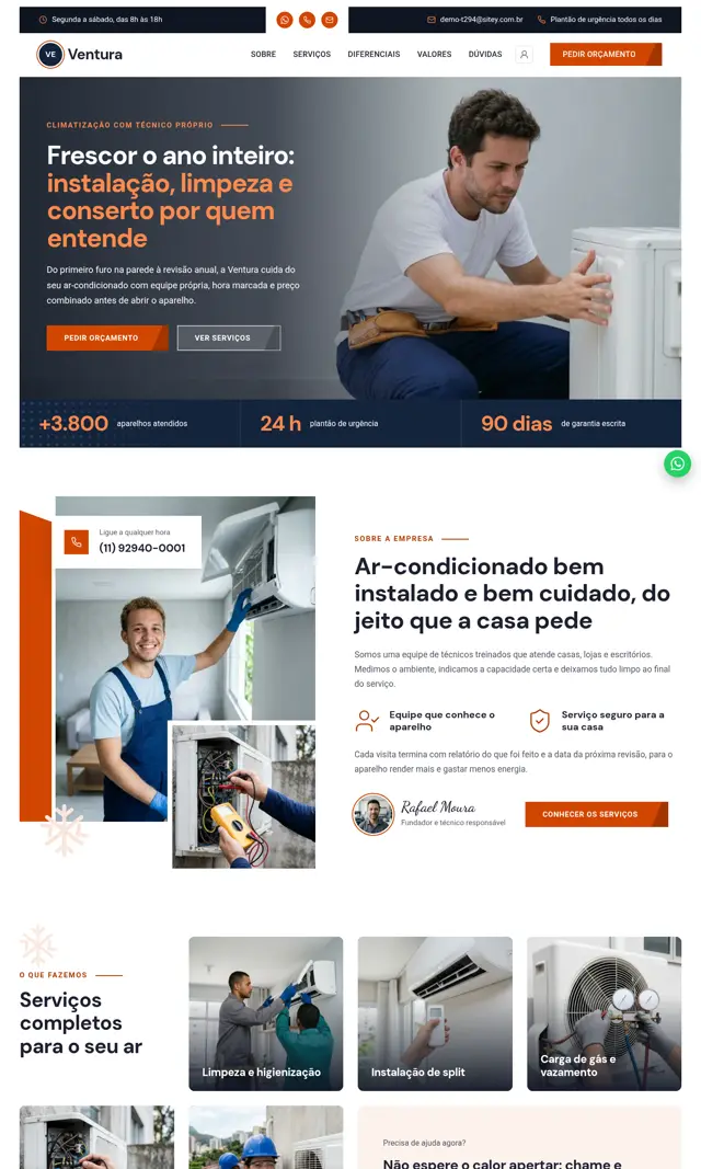 Prévia do modelo Ventura para Ar-Condicionado